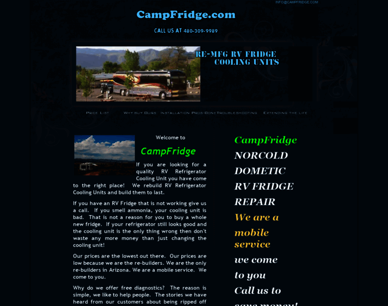 Campfridge.com thumbnail