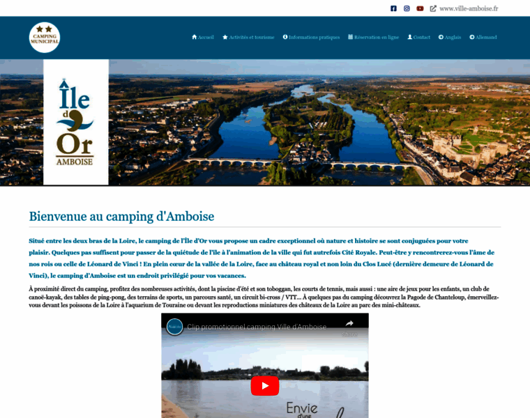 Camping-amboise.com thumbnail