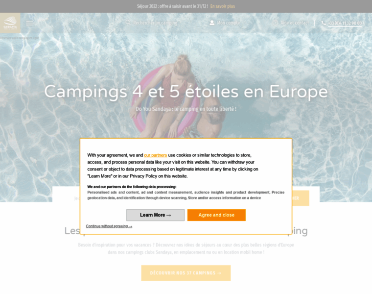 Camping-amelie-plage.com thumbnail