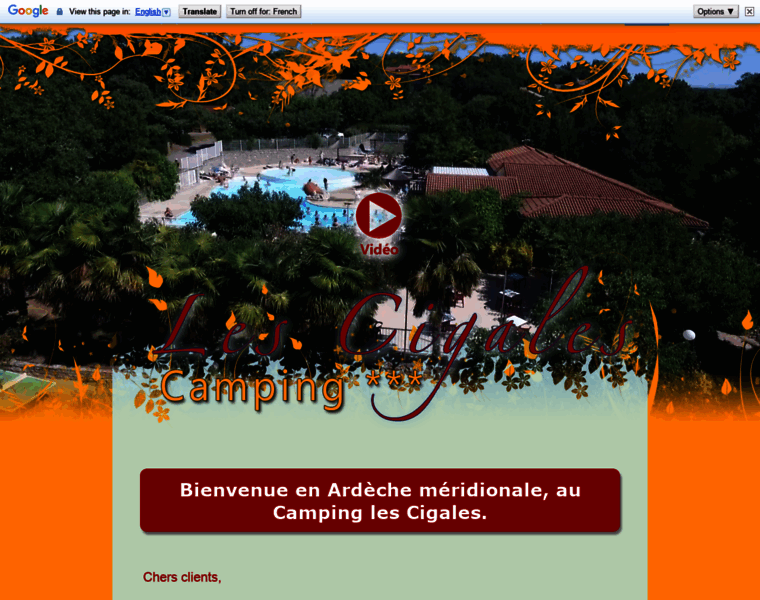 Camping-cigales-ardeche.com thumbnail