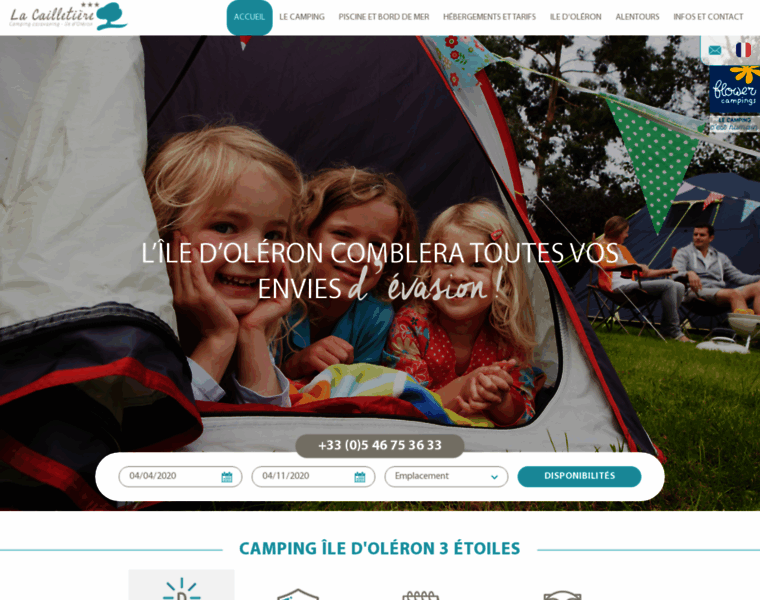 Camping-lacailletiere.com thumbnail