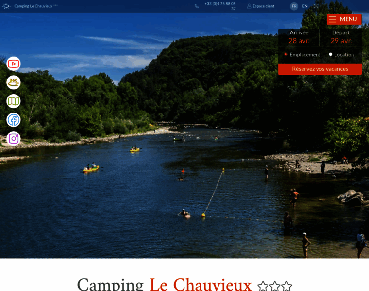 Camping-le-chauvieux.com thumbnail