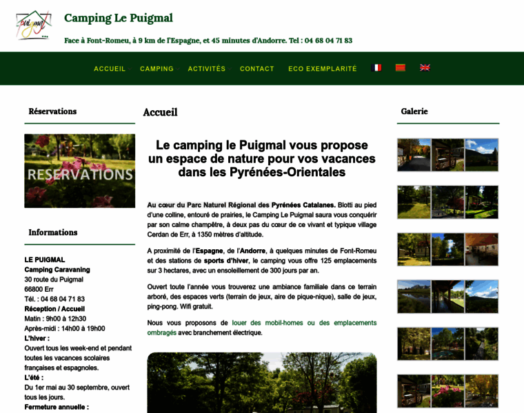 Camping-le-puigmal.fr thumbnail