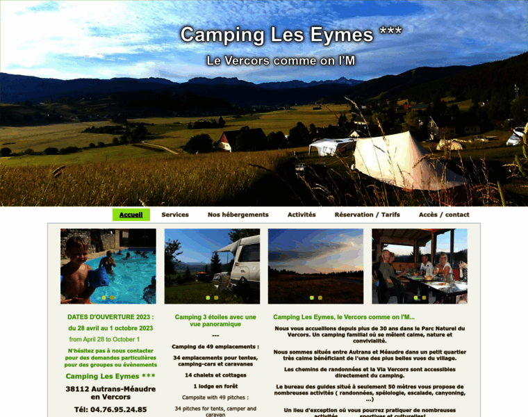 Camping-les-eymes.com thumbnail