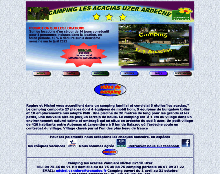 Camping-lesacacias.com thumbnail