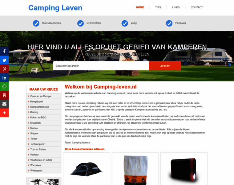 Camping-leven.nl thumbnail