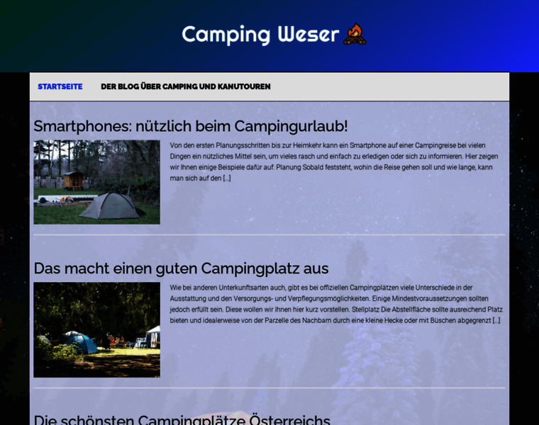 Camping-weser.de thumbnail
