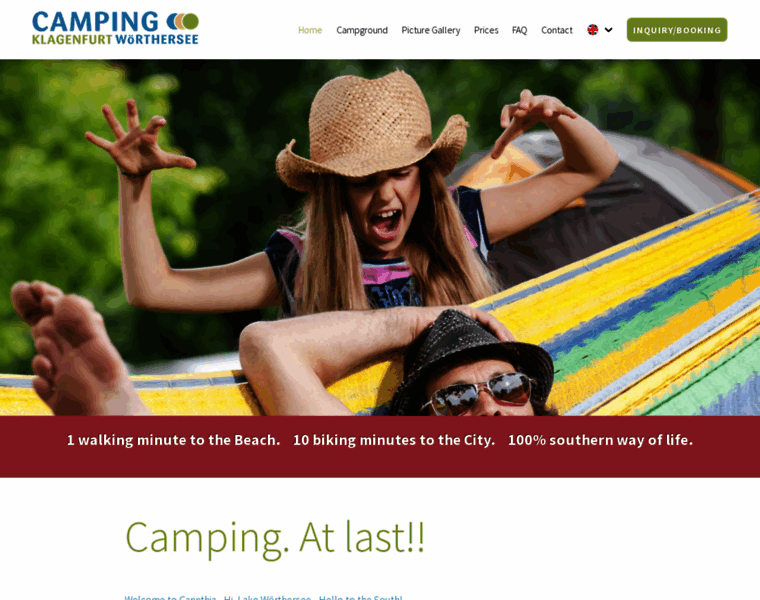 Camping-woerthersee.at thumbnail