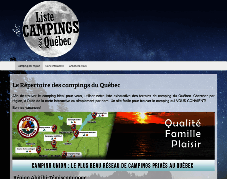 Camping.qc.ca thumbnail