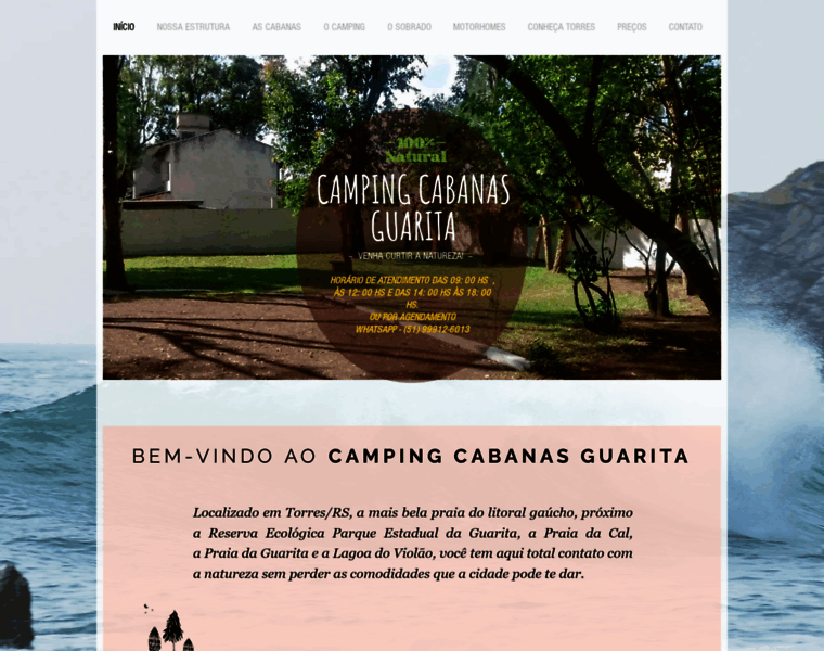 Campingcabanasguarita.com.br thumbnail