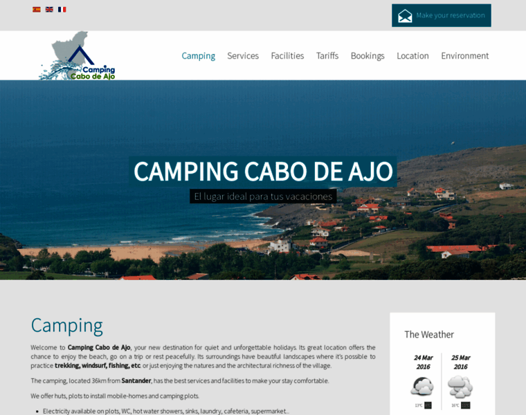 Campingcabodeajo.com thumbnail