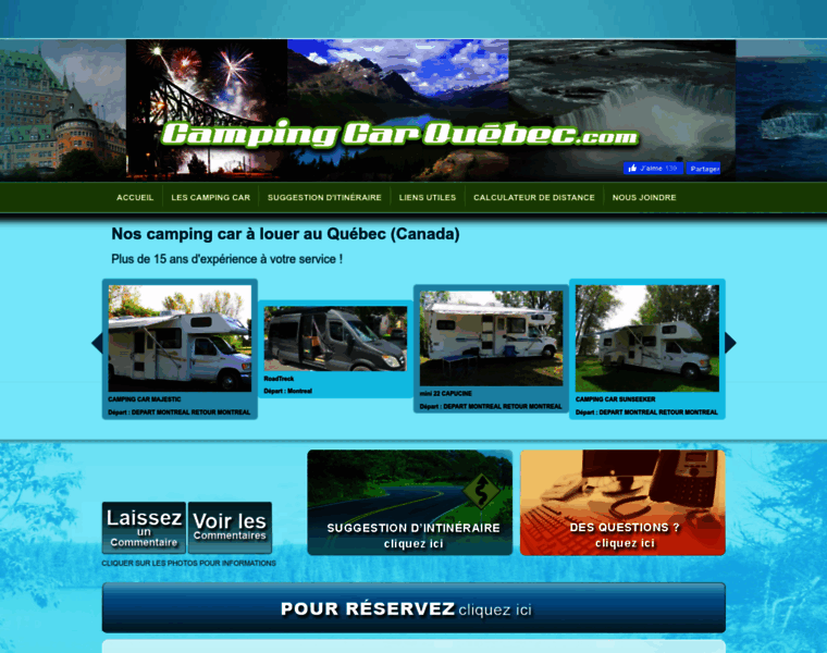Campingcarquebec.com thumbnail