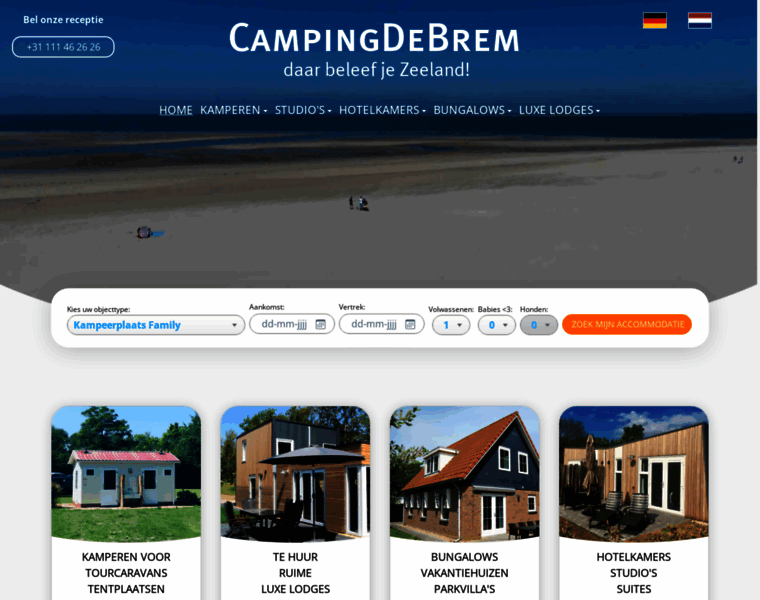 Campingdebrem.nl thumbnail