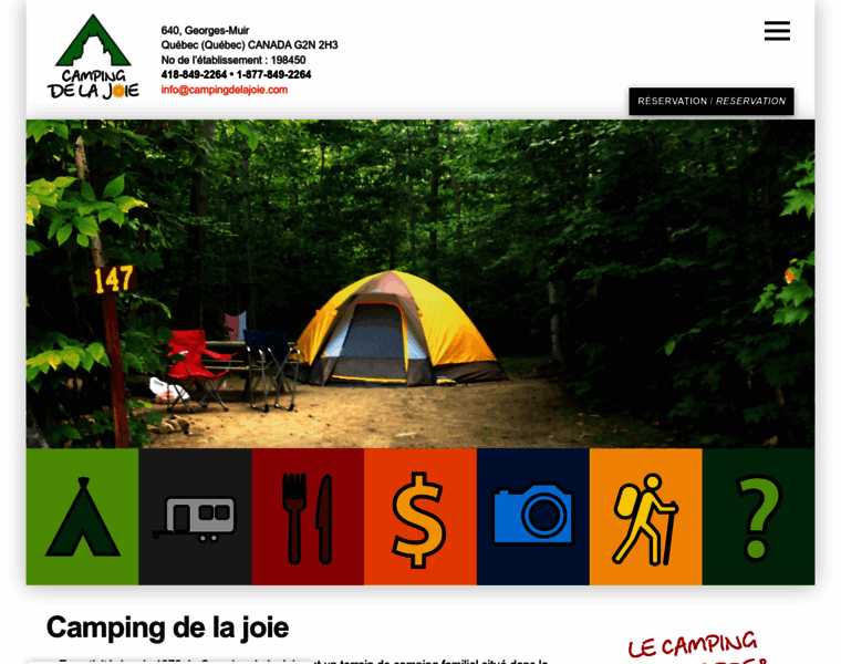 Campingdelajoie.com thumbnail