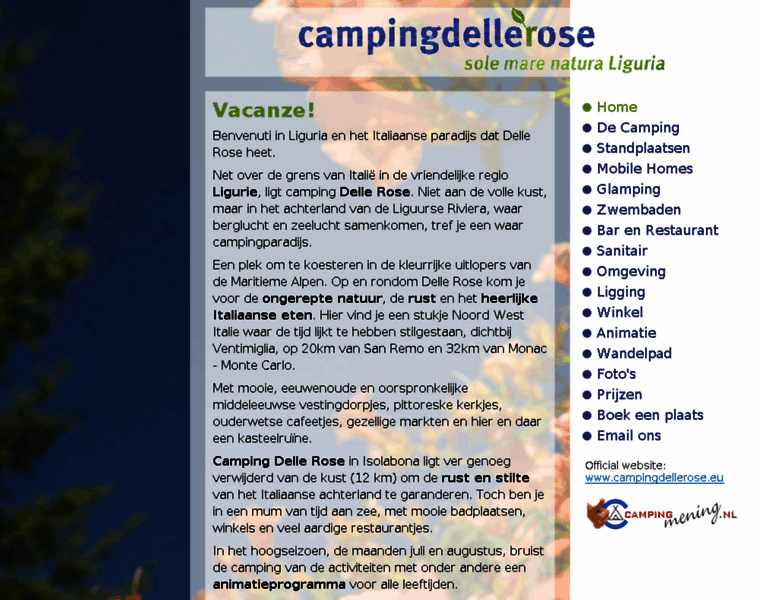 Campingdellerose.nl thumbnail