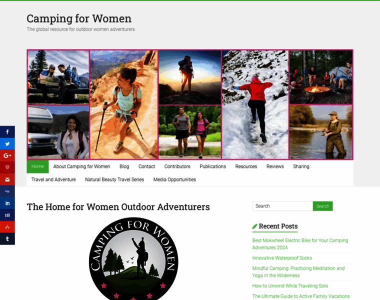 Campingforwomen.com thumbnail