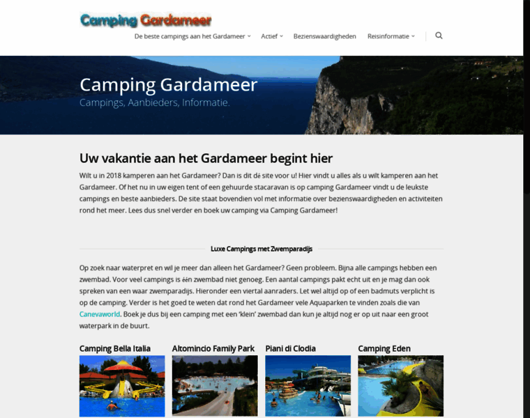Campinggardameer.nl thumbnail