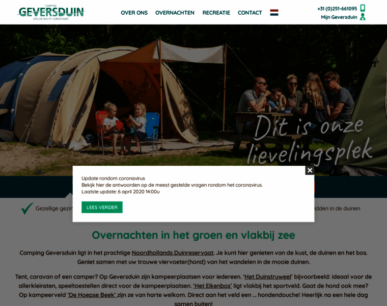 Campinggeversduin.nl thumbnail
