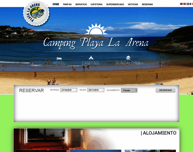 Campinghotelplayalaarena.com thumbnail