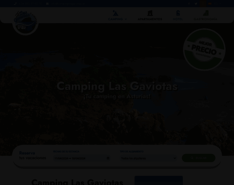 Campinglasgaviotas.net thumbnail