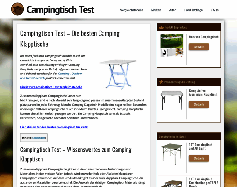 Campingtischtest.net thumbnail