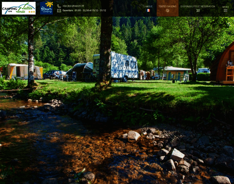 Campingvertevallee.com thumbnail
