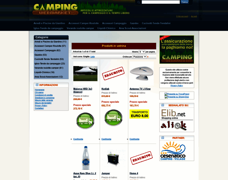 Campingwebmarket.it thumbnail