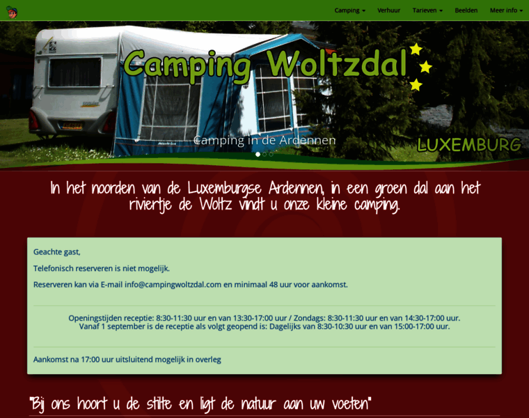 Campingwoltzdal.com thumbnail
