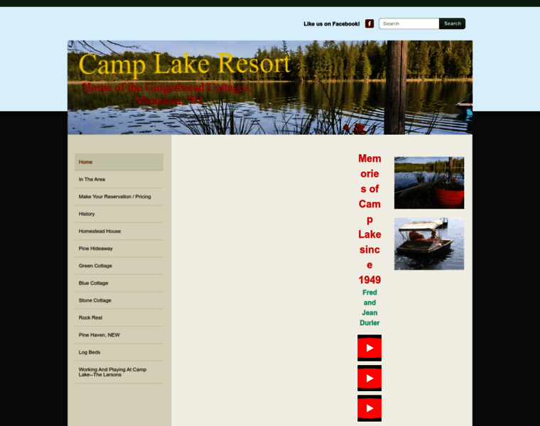 Camplakeresort.com thumbnail