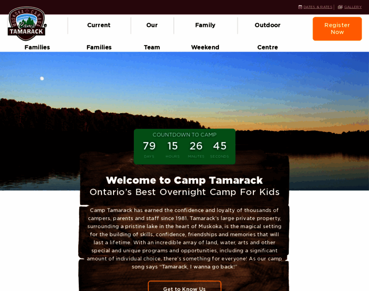Camptamarack.info thumbnail