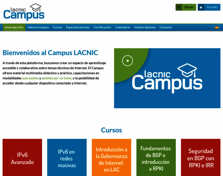 Campus.lacnic.net thumbnail