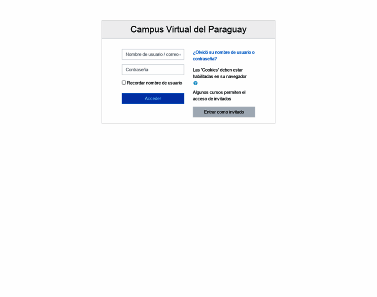 Campus.senatics.gov.py thumbnail