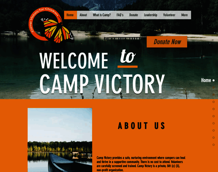 Campvictoryforchildren.org thumbnail