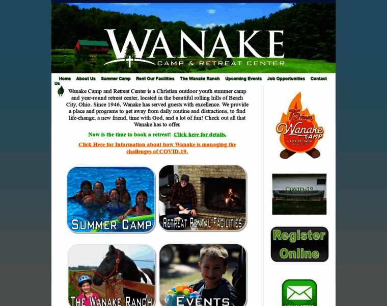 Campwanake.org thumbnail