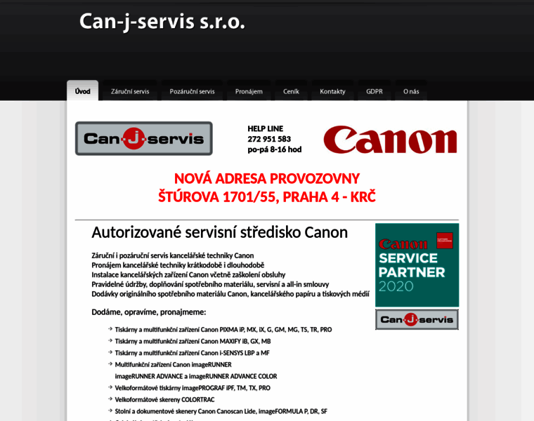 Can-j-servis.cz thumbnail