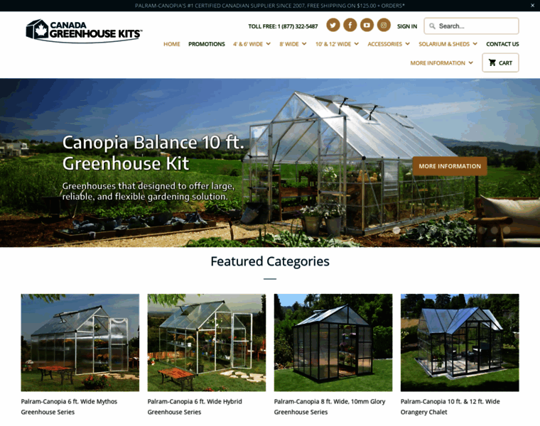 Canada-greenhouse-kits.com thumbnail