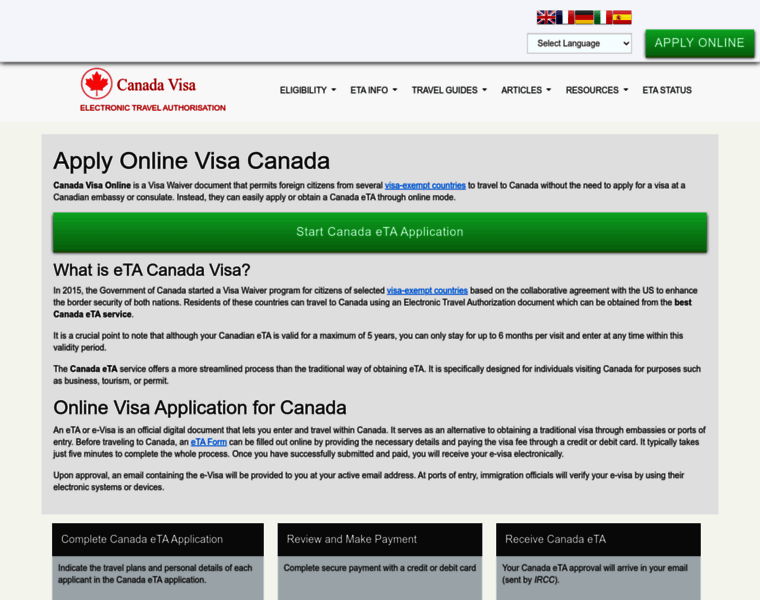 Canada-visas.org thumbnail