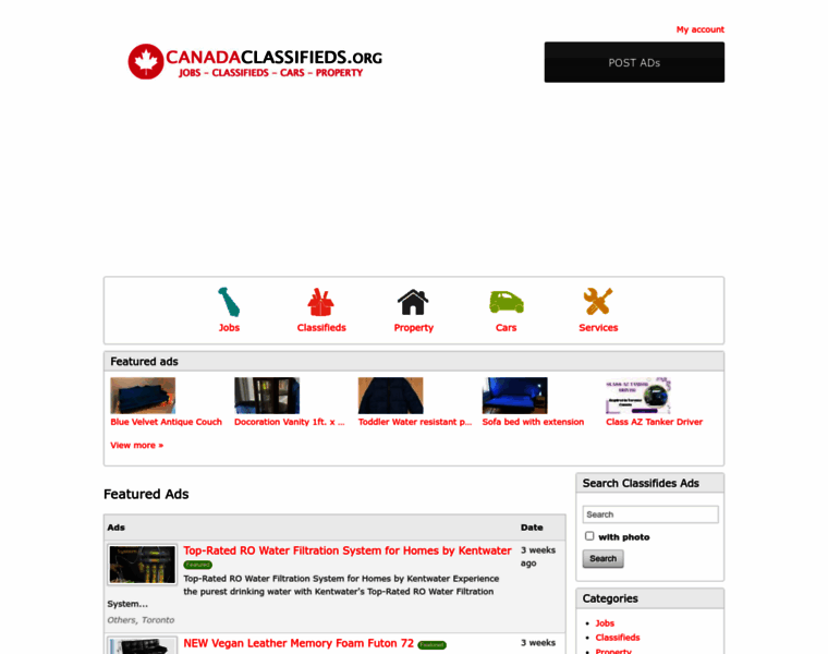 Canadaclassifieds.org thumbnail