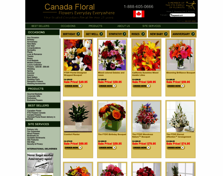 Canadafloral.ca thumbnail