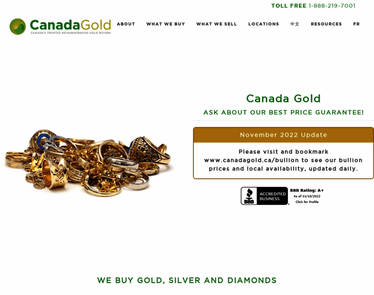 Canadagold.ca thumbnail