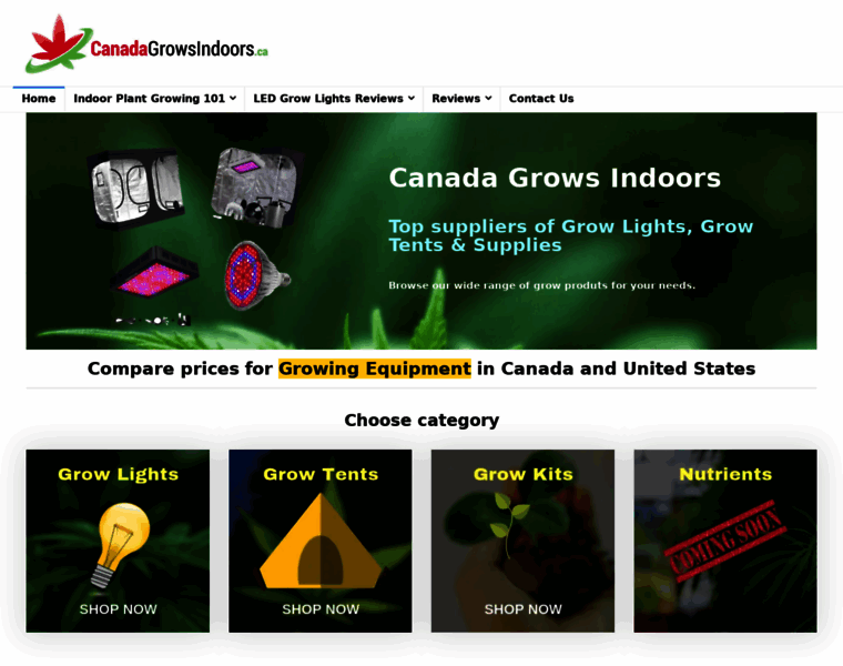 Canadagrowsindoors.ca thumbnail