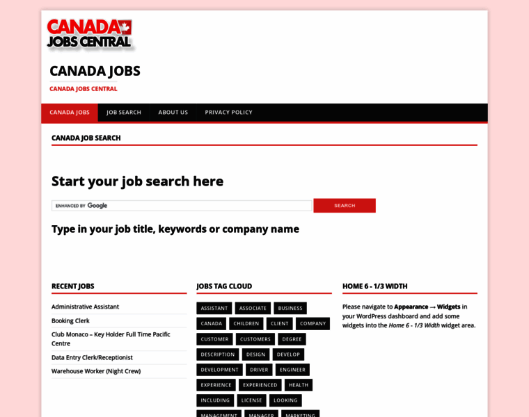 Canadajobscentral.com thumbnail