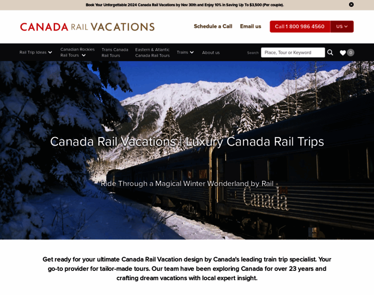 Canadarailvacations.com thumbnail