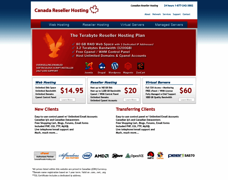 Canadaresellerhosting.com thumbnail
