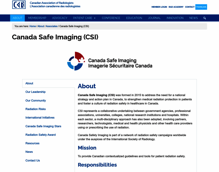 Canadasafeimaging.ca thumbnail