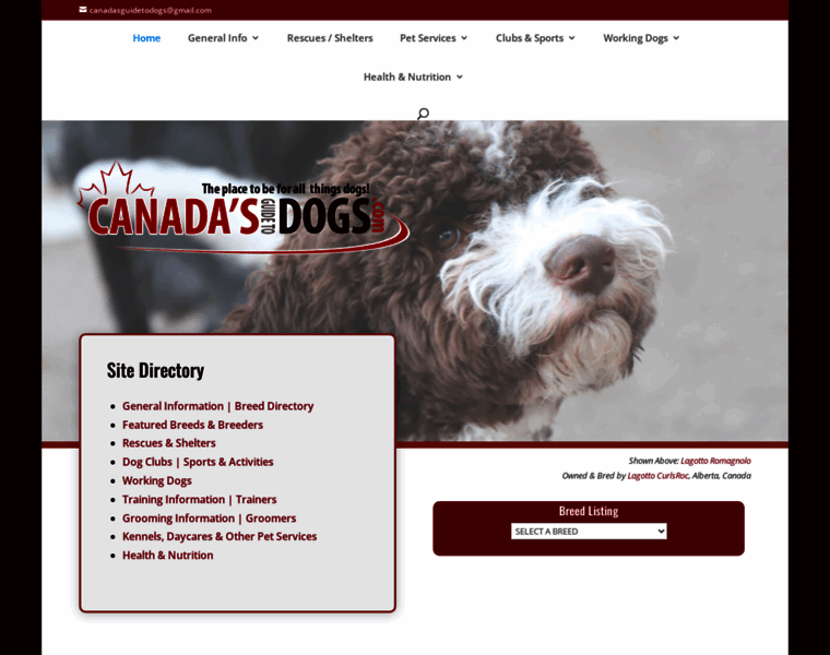 Canadasguidetodogs.com thumbnail