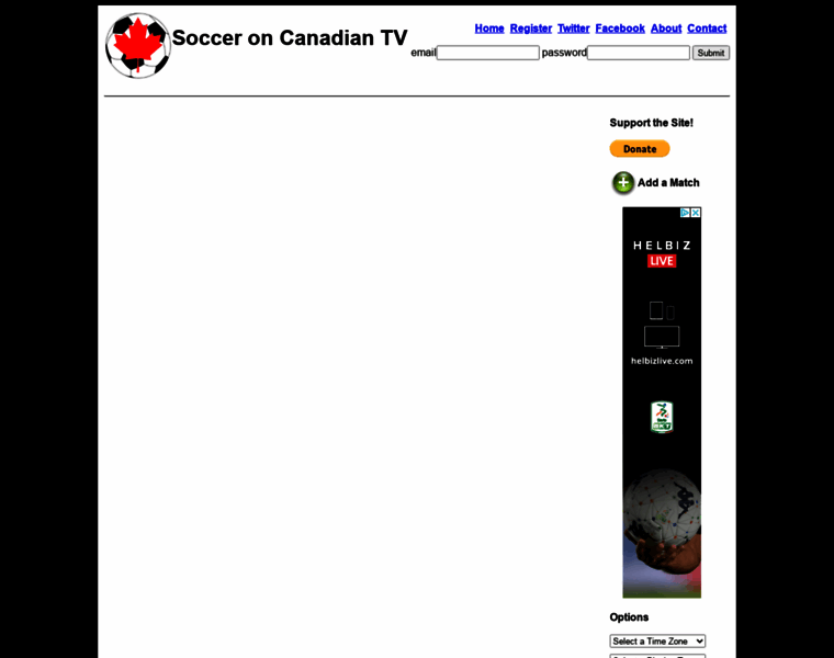 Canadasoccertv.ca thumbnail