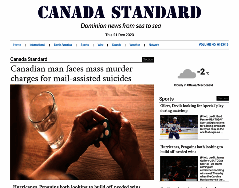 Canadastandard.com thumbnail