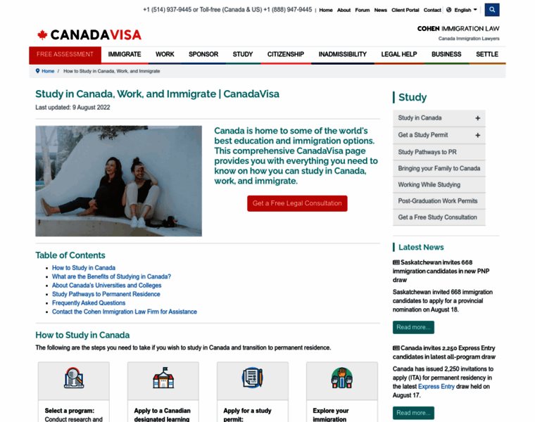 Canadastudynews.com thumbnail