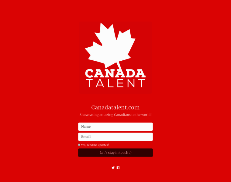 Canadatalent.com thumbnail